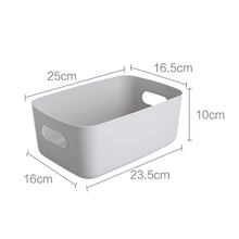 Load image into Gallery viewer, Rectangular Desktop Storage Basket Sundries Cosmetic Sorting Box Three Sizes Food Organizer Bin For Kitchen Bedroom Office Tool
