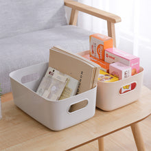 Load image into Gallery viewer, Rectangular Desktop Storage Basket Sundries Cosmetic Sorting Box Three Sizes Food Organizer Bin For Kitchen Bedroom Office Tool
