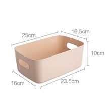Load image into Gallery viewer, Rectangular Desktop Storage Basket Sundries Cosmetic Sorting Box Three Sizes Food Organizer Bin For Kitchen Bedroom Office Tool
