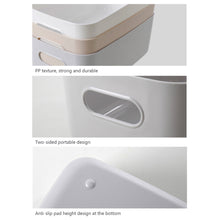 Load image into Gallery viewer, Rectangular Desktop Storage Basket Sundries Cosmetic Sorting Box Three Sizes Food Organizer Bin For Kitchen Bedroom Office Tool
