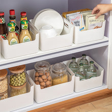 Load image into Gallery viewer, Multifunctional Kitchen Storage Box Desktop Large Capacity Cabinet Storage Bin Food Plastic Organizer Box Sundries Storage Case Kitchen Accessories
