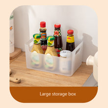 Load image into Gallery viewer, Multifunctional Kitchen Storage Box Desktop Large Capacity Cabinet Storage Bin Food Plastic Organizer Box Sundries Storage Case Kitchen Accessories
