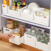 Load image into Gallery viewer, Multifunctional Kitchen Storage Box Desktop Large Capacity Cabinet Storage Bin Food Plastic Organizer Box Sundries Storage Case Kitchen Accessories
