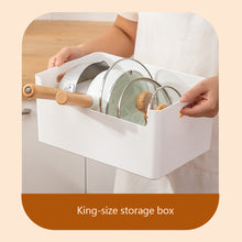Load image into Gallery viewer, Multifunctional Kitchen Storage Box Desktop Large Capacity Cabinet Storage Bin Food Plastic Organizer Box Sundries Storage Case Kitchen Accessories
