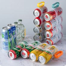 Load image into Gallery viewer, Refrigerator Beverage Bottle Storage Box Refrigeration Drink Storage Container Beer Soda Can Organizer Racks Fridge Shelf Home Kitchen Storage Case
