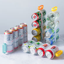 Load image into Gallery viewer, Refrigerator Beverage Bottle Storage Box Refrigeration Drink Storage Container Beer Soda Can Organizer Racks Fridge Shelf Home Kitchen Storage Case
