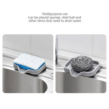 Load image into Gallery viewer, Silicone Dish Drying Mat Kitchen Sink Sponge Holder Drain Pad Soap Dish Storage Tray Self Draining Organizer Anti-slip Storage Rack Bathroom Supplies
