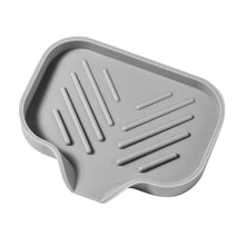 Load image into Gallery viewer, Silicone Dish Drying Mat Kitchen Sink Sponge Holder Drain Pad Soap Dish Storage Tray Self Draining Organizer Anti-slip Storage Rack Bathroom Supplies
