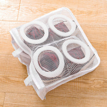 Load image into Gallery viewer, Portable Mesh Laundry Bag Lazy Shoes Bag Washing Machine Storage Bags Anti-deformation Protective Clothes Organizer Net Bag Shoes Airing Dry Tool

