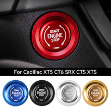 Load image into Gallery viewer, 2Pcs Car Start Ignition Engine Start Stop Button Ring Cover Trim Sticker For Cadillac XT4 XT6 CT4 CT5 Button Decoration Switch Accessories
