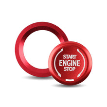 Load image into Gallery viewer, 2Pcs Car Start Ignition Engine Start Stop Button Ring Cover Trim Sticker For Cadillac XT4 XT6 CT4 CT5 Button Decoration Switch Accessories
