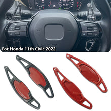 Load image into Gallery viewer, 2Pcs Car Steering Wheel Paddle ABS Shifter Gear Shift Paddles Extension Accessories For 11Th Gen Honda Civic 2022
