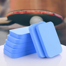 Load image into Gallery viewer, 1PC Table Tennis Racket Cleaning Sponge Wipe Blue Wet Wipe Soft Rubber Sponge Wipe Table Tennis Supplies
