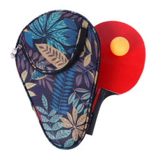 Load image into Gallery viewer, Maple Leaf Table Tennis Racket Gourd Shape Storage Bag With Independent Ball Bag Oxford Cloth Waterproof Wear-Resistant Racket Protection Bag
