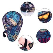 Load image into Gallery viewer, Maple Leaf Table Tennis Racket Gourd Shape Storage Bag With Independent Ball Bag Oxford Cloth Waterproof Wear-Resistant Racket Protection Bag
