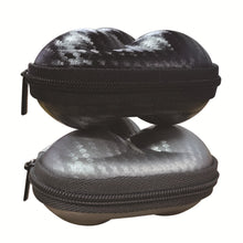 Load image into Gallery viewer, Outdoor Portable Table Tennis Bag With Zipper For 3PCS Ball Hard PU Leather Anti-Pressure Waterproof Protection Box

