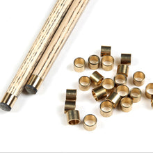 Load image into Gallery viewer, 2PCS 9/10MM Pool Cue Brass Head Copper Hoop For Small Head Rod Snooker Cue Billiards Accessories
