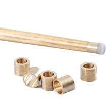 Load image into Gallery viewer, 2PCS 9/10MM Pool Cue Brass Head Copper Hoop For Small Head Rod Snooker Cue Billiards Accessories
