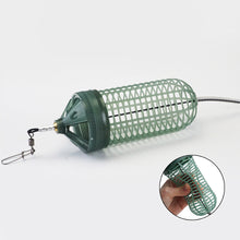 Load image into Gallery viewer, 1PC Adjustable Fluorescence Sea Fishing Bait Cage Plastic Nesting Cage With Figure-Eight Ring And Power Spring Fishing Supplies
