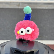 Load image into Gallery viewer, Motorcycle Helmet Decoration Mini Little Coal Ball Doll Sticker Helmet Decor for Motorbike Bicycle Headwear Accessories
