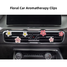 Load image into Gallery viewer, Car Interior Peach Flower Daisy Flower Perfume Clip Car Aromatherapy Air Conditioner Fresh Car Decoration Auto Aromatizante Para

