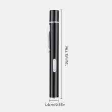 Load image into Gallery viewer, Portable Medical Handy LED Pen Light Flashlight Mini USB Rechargeable Dentist Nurse Torch with Stainless Steel Clip
