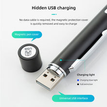 Load image into Gallery viewer, Mini Portable LED Pen Light USB Rechargeable Nursing Flashlight LED Torch Lamp With Stainless Steel Clip Pocket Led Flashlight
