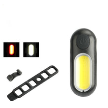Load image into Gallery viewer, Bicycle High brightness COB Led Tail Light Bright Rear Red Bike Light USB Rechargeable Cycling Safety Lamp for Night Riding Lighting
