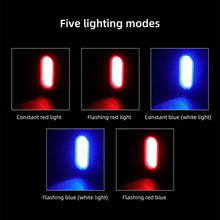 Load image into Gallery viewer, Bicycle High brightness COB Led Tail Light Bright Rear Red Bike Light USB Rechargeable Cycling Safety Lamp for Night Riding Lighting
