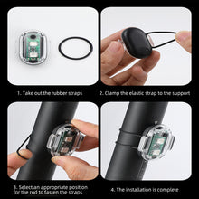Load image into Gallery viewer, Mini Bicycle USB Rechargerable Taillight Motorcycle Flash Light Waterproof Night Riding Warning Light 7 Colors Safty LED Cycling Light
