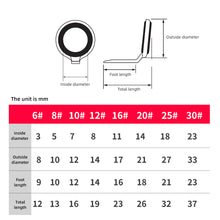 Load image into Gallery viewer, 8Pcs 8-size Stainless steel Fishing Rod Guide Rod for Octopus And Blackhead Fish Sauce Top Ring Repair Kit Lure Fishing Accessories
