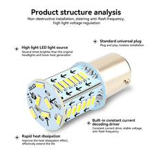Load image into Gallery viewer, Motorcycle 1156 1157 12V LED Motor Bulb Headlight 30SMD Chips Lamp Car Headlight Bulbs Light 4014
