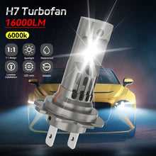 Load image into Gallery viewer, 1PC H7 LED Headlight Bulb CSP for Car Headlamp 12V White Auto Fog Lamps Led Turbo Automobile 50W 8000LM 6000K
