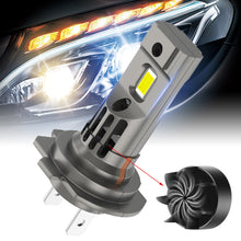Load image into Gallery viewer, 1PC H7 LED Headlight Bulb CSP for Car Headlamp 12V White Auto Fog Lamps Led Turbo Automobile 50W 8000LM 6000K
