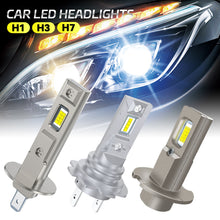 Load image into Gallery viewer, 1PC H1 H3 H7 Car LED Headlight Bulb 50W CSP Car Automobile Headlamp Fanless Light Auto Diode Fog Lamps 12V 6000K ﻿
