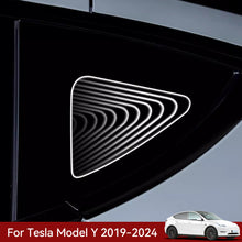 Load image into Gallery viewer, Car Triangle Window Modified Triangle Window Decorative Light Atmoshpere Light For Tesla Model Y 2019-2024
