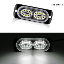 Load image into Gallery viewer, 12v 24v Car Led Strobe Light Flashing Grille Lights Emergency Light 24led Warn Light Lights For Car Truck Strobe Led Light
