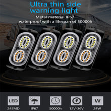 Load image into Gallery viewer, 12v 24v Car Led Strobe Light Flashing Grille Lights Emergency Light 24led Warn Light Lights For Car Truck Strobe Led Light
