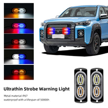 Load image into Gallery viewer, 12v 24v Car Led Strobe Light Flashing Grille Lights Emergency Light 24led Warn Light Lights For Car Truck Strobe Led Light
