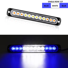Load image into Gallery viewer, 12LED Car Strobe Warning Light Cheap Strobe Grille Flashing Lightbar Truck Car Beacon Lamp Amber Traffic Clearance Light
