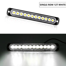 Load image into Gallery viewer, 12LED Car Strobe Warning Light Cheap Strobe Grille Flashing Lightbar Truck Car Beacon Lamp Amber Traffic Clearance Light
