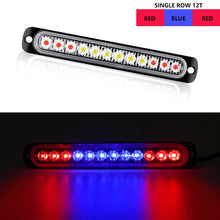 Load image into Gallery viewer, 12LED Car Strobe Warning Light Cheap Strobe Grille Flashing Lightbar Truck Car Beacon Lamp Amber Traffic Clearance Light
