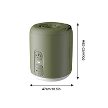 Load image into Gallery viewer, Electric Air Pump Ultralight Portable Wireless Air Compressor Inflator/Deflator Pumps with Camping Lantern for Air Cushion Beds
