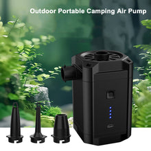 Load image into Gallery viewer, Portable Electric Air Pump Inflator Pump Rechargeable Air Compressor Battery PVC Boat Mattress Inflatable Pool Raft Tyre Balls
