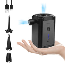 Load image into Gallery viewer, Portable Electric Air Pump Inflator Pump Rechargeable Air Compressor Battery PVC Boat Mattress Inflatable Pool Raft Tyre Balls
