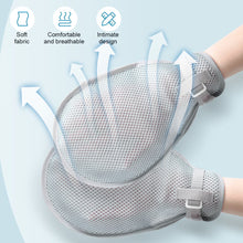 Load image into Gallery viewer, Anti-scratch Gloves for The Elderly Rehabilitation Training Anti-extraction Restraint Gloves Anti-scratching Wrist Fixed Breathable Gloves
