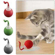 Load image into Gallery viewer, Cat Interactive Ball Toys Automatic Rolling Ball Faux Tail Rechargeable Smart Pet Electric Toy Dog Cat Training Imitate Mouse
