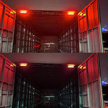 Load image into Gallery viewer, 62LED Trailer Truck Rear Brake Light Double Color Flow Turn Signal Light Car Brake Light Bar Brake Light Side Marker Lamp Light
