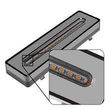 Load image into Gallery viewer, 62LED Trailer Truck Rear Brake Light Double Color Flow Turn Signal Light Car Brake Light Bar Brake Light Side Marker Lamp Light
