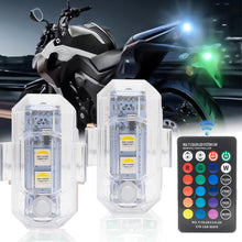 Load image into Gallery viewer, Motorcycle LED Warning Mini Signal Light Wireless Flash Turn Signal Indicator for Scooter Car DJI Avata/Mavic 3 Pro Drone Strobe Light
